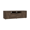 Tv Stand for TV¬¥s up 55" Dext, One Cabinet, Double Door, Dark Walnut Finish