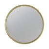 D11" Gold Round Mirror, Circle Mirror with Iron Frame for Living Room Bedroom Vanity Entryway Hallway