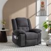 Massage Recliner,Power Lift Chair for Elderly with Adjustable Massage and Heating Function,Recliner Chair with Infinite Position and Side Pocket for L