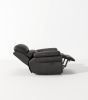 Aria Breathable Fabric Power Reclining Chair with Magazine bag, USB button - Espresso