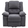 Massage Recliner,Power Lift Chair for Elderly with Adjustable Massage and Heating Function,Recliner Chair with Infinite Position and Side Pocket for L