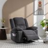 Massage Recliner,Power Lift Chair for Elderly with Adjustable Massage and Heating Function,Recliner Chair with Infinite Position and Side Pocket for L