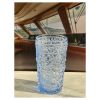 Designer Acrylic Paisley Blue Drinking Glasses Hi Ball Set of 4 (17oz), Premium Quality Unbreakable Stemless Acrylic Drinking Glasses for All Purpose