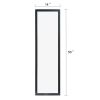 Full Length Mirror Wall Mirror Door Mirror Full Body Mirror Explosion-Proof Wall Mounted Hanging Mirror for Dorm with Rectangular Float Framed for Roo