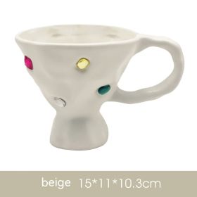 Mug Water Cup Coffee Cup (Option: White-300ml)