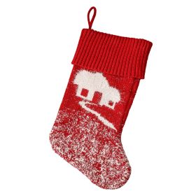 New Decorative Pendant Gift Bag Christmas Socks (Option: House)