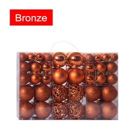 Christmas Matte Decorative Ball (Option: Bronze)