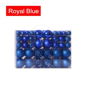 Christmas Matte Decorative Ball (Option: Royal blue)