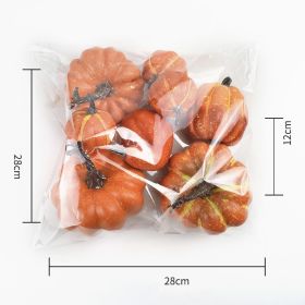 Autumn Pastoral Style Simulation Pumpkin Acorn Maple Leaf Pine Cone Halloween Diy Decoration Props (Option: 11style)