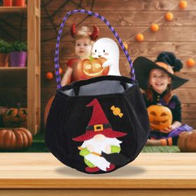 Halloween Decorations Cartoon Forest Man Doll Candy Bag (Color: BLACK)